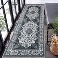 Runner Rug for Bedroom, 2x6Ft Machine Washable Area Rugs, Vintage Non-Slip Low by Rtizon
