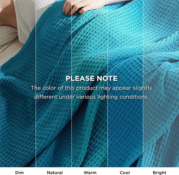 Bedsure Gentlesoft 100% Cotton Blanket Twin XL Size - Image 8