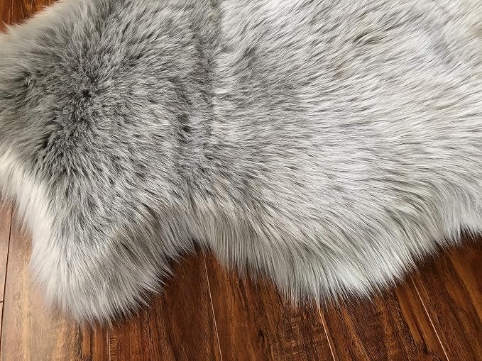 Free Shape Luxury Soft Fluffy Shag Area Rug Single 2’x3’, 60x90cm - Image 6