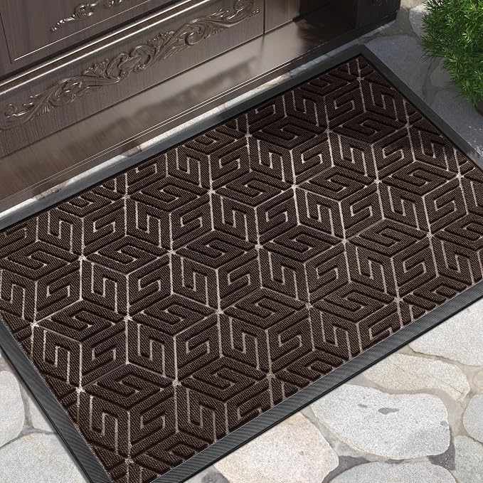 Yimobra Large Door Mat 36x24, All-Weather Waterproof Outdoor Mats by Yimobra