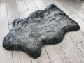 Free Shape Luxury Soft Fluffy Shag Area Rug Single 2'x3', 60x90 cm by LAMBZYRUGS