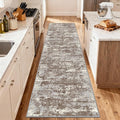 Non Slip Floor Runners for Dogs 2.6x8 Washable Runner Rug Abstract, Joint by TTelephant